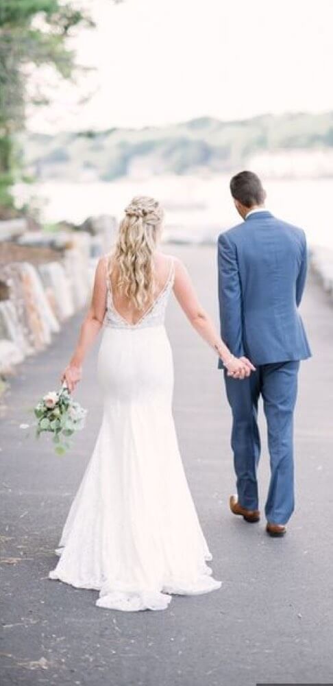 Photo of our bride and groom