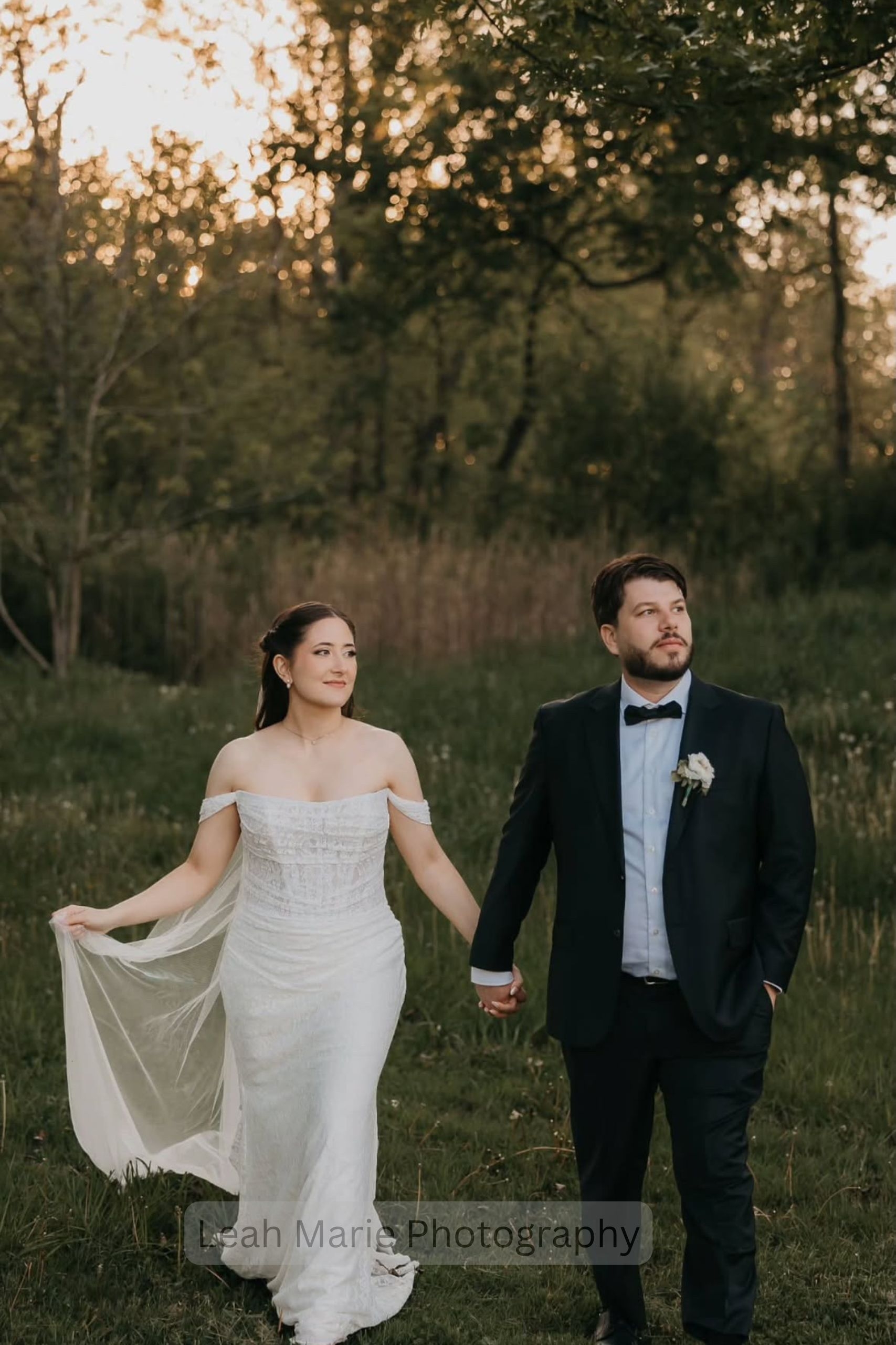 Photo of our bride and groom