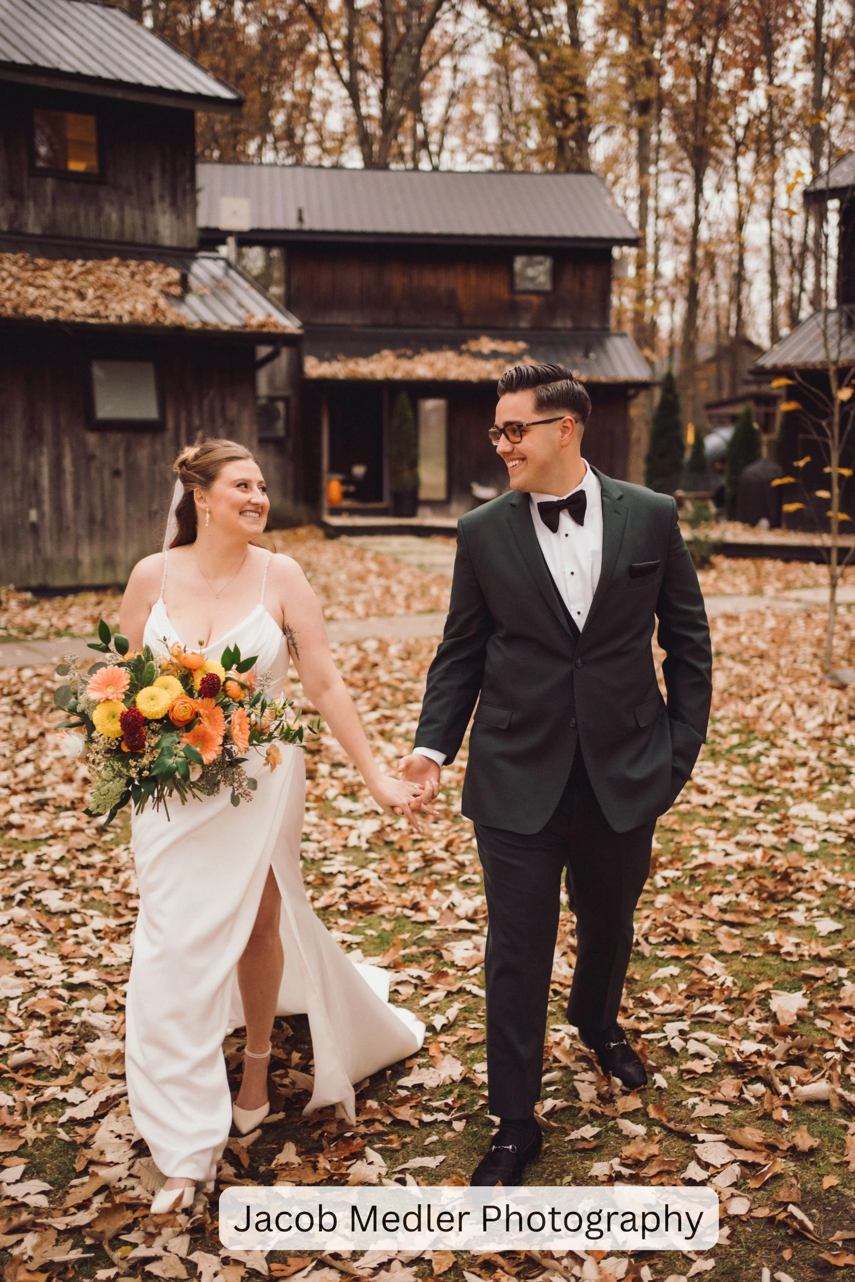 Photo of our bride and groom