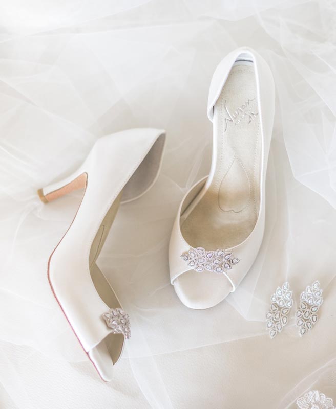 Bridal shoes at It's Your Day Bridal Boutique