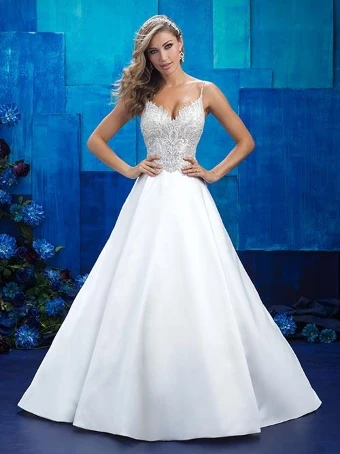 Allure Bridals Style #9404 #0 Champagne/Ivory/Silver thumbnail